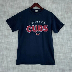 Vintage Chicago Cubs 2003 Youth size XL (18-20) Navy Blue Shirt 1695